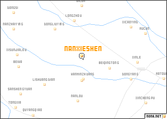 map of Nanxieshen