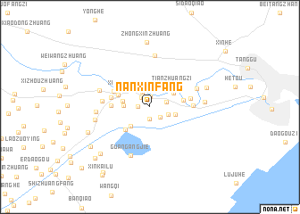 map of Nanxinfang