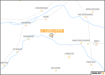 map of Nanxingguo