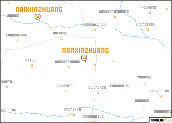 map of Nanxinzhuang