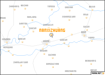 map of Nanxizhuang