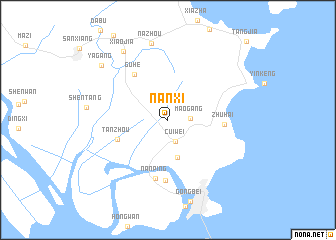 map of Nanxi