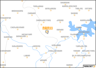 map of Nanxi