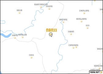 map of Nanxi