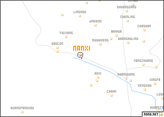 map of Nanxi