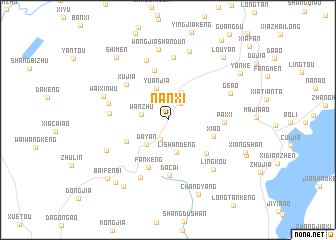 map of Nanxi