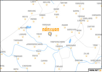 map of Nanxuan