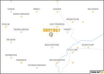 map of Nanyady