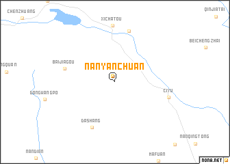 map of Nanyanchuan