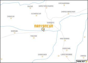 map of Nanyancun