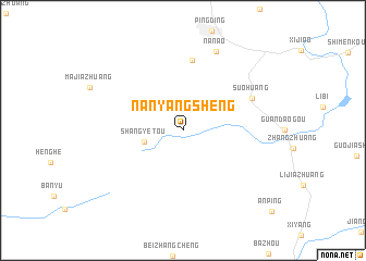 map of Nanyangsheng