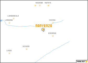 map of Nanyenzo