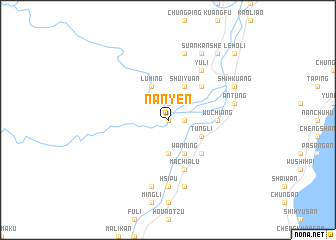 map of Nan-yen