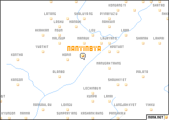 map of Nanyinbya