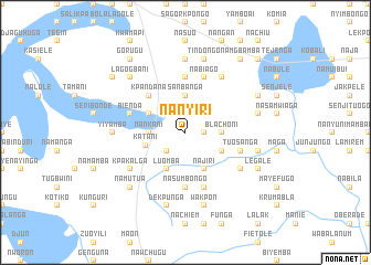 map of Nanyiri