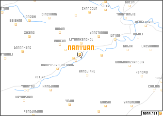 map of Nanyuan