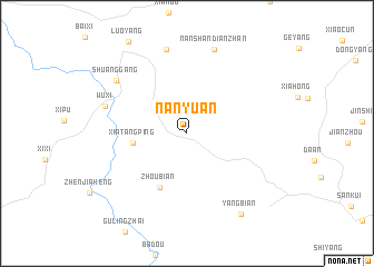 map of Nanyuan
