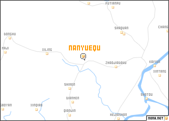 map of Nanyuequ