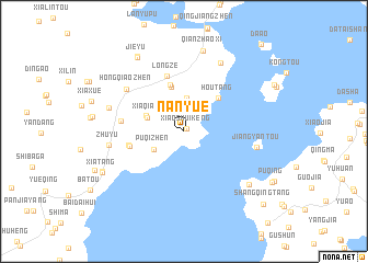 map of Nanyue