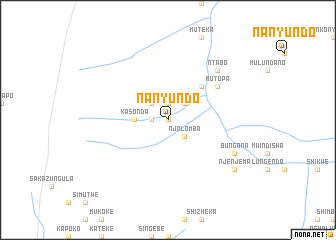 map of Nanyundo