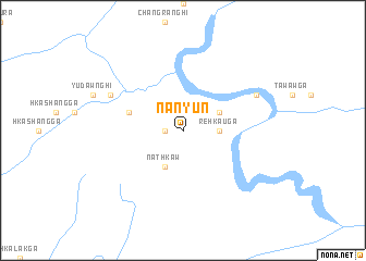 map of Nanyun