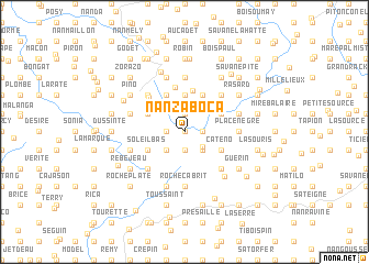 map of Nan Zaboca