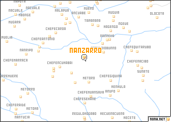 map of Nanzarro