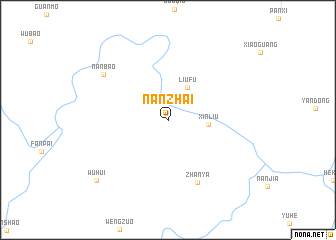 map of Nanzhai