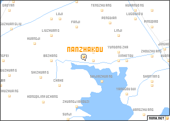 map of Nanzhakou