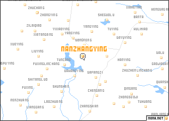 map of Nanzhangying