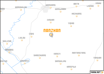map of Nanzhan