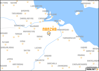 map of Nanzha