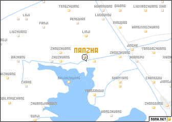 map of Nanzha