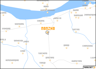 map of Nanzha