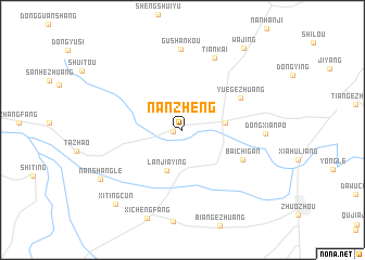 map of Nanzheng