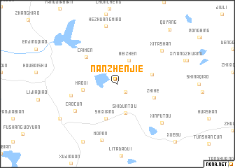 map of Nanzhenjie