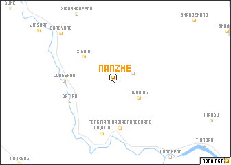 map of Nanzhe