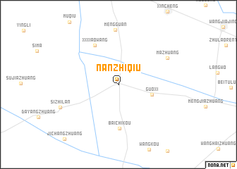 map of Nanzhiqiu