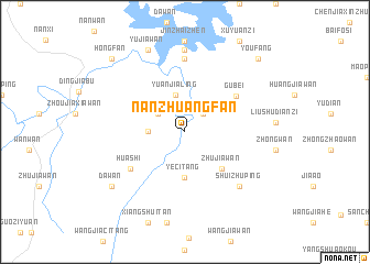 map of Nanzhuangfan