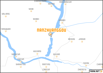 map of Nanzhuanggou