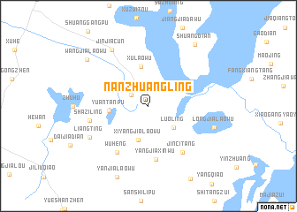 map of Nanzhuangling