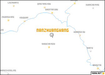 map of Nanzhuangwang