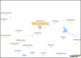 map of Nanzhuang
