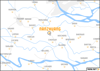 map of Nanzhuang