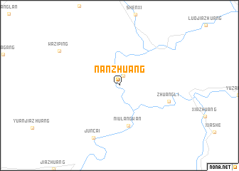 map of Nanzhuang