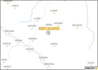 map of Nanzhuang