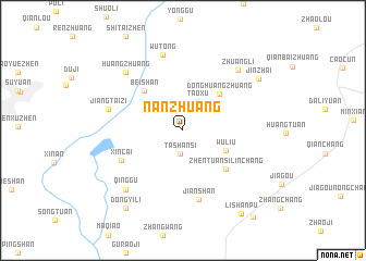 map of Nanzhuang