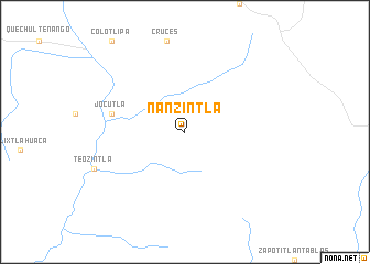 map of Nanzintla