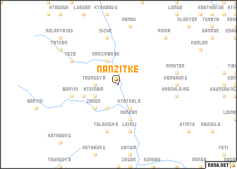 map of Nanzitke