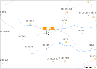 map of Nanzuo